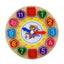 Jouet Puzzle Horloge Éducatif en Bois Animaux Cartoon Montessori