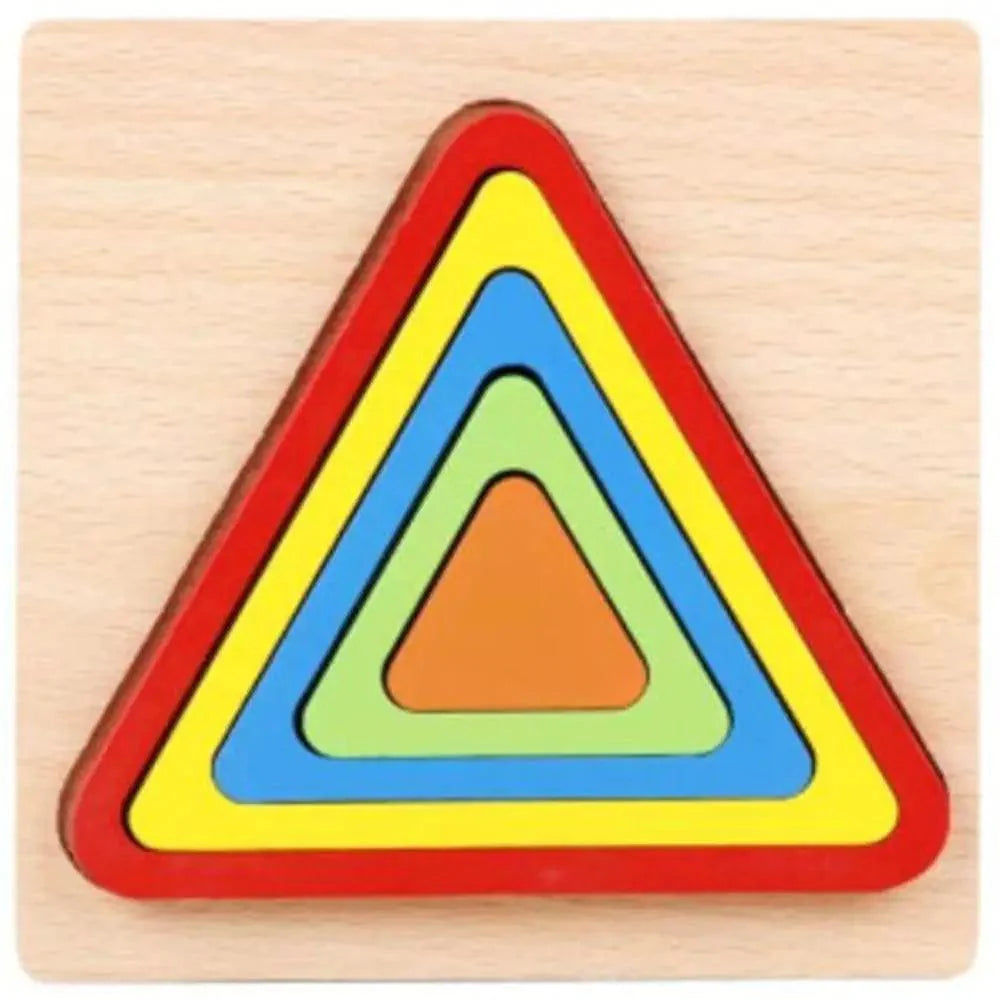 Jouet Puzzle Horloge Éducatif en Bois Animaux Cartoon Montessori