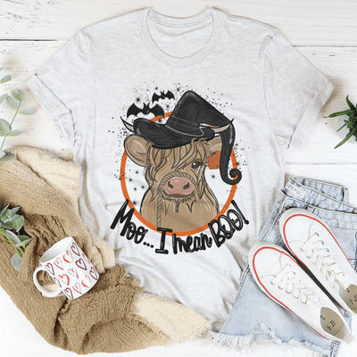Moo I Mean Boo Cow Tee - Korvel