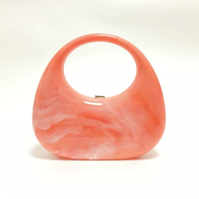 Moon Ice Cracked Goose Egg Underarm Bag