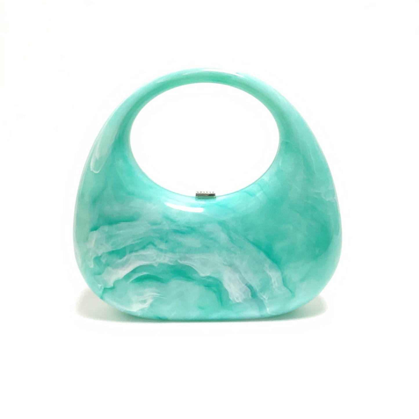 Moon Ice Cracked Goose Egg Underarm Bag