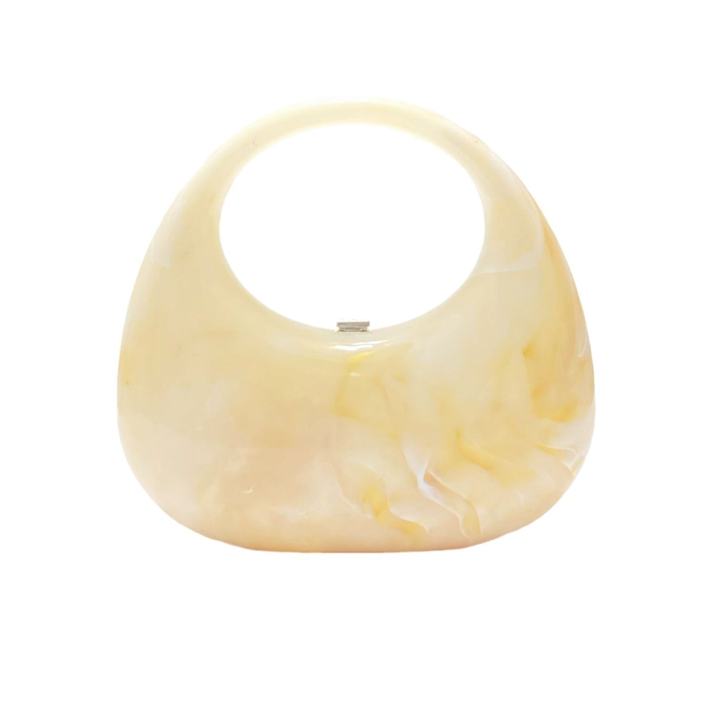 Moon Ice Cracked Goose Egg Underarm Bag