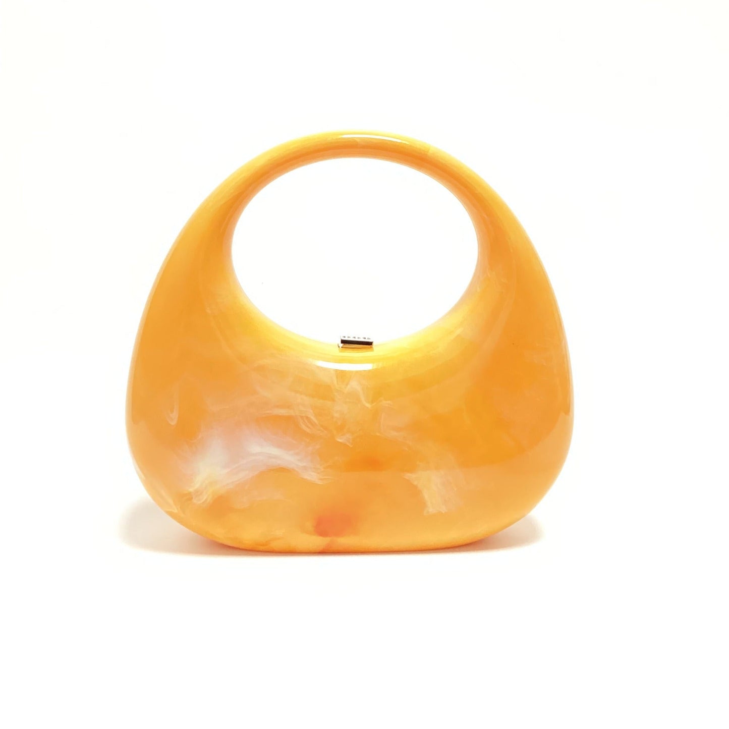 Moon Ice Cracked Goose Egg Underarm Bag