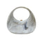Moon Ice Cracked Goose Egg Underarm Bag