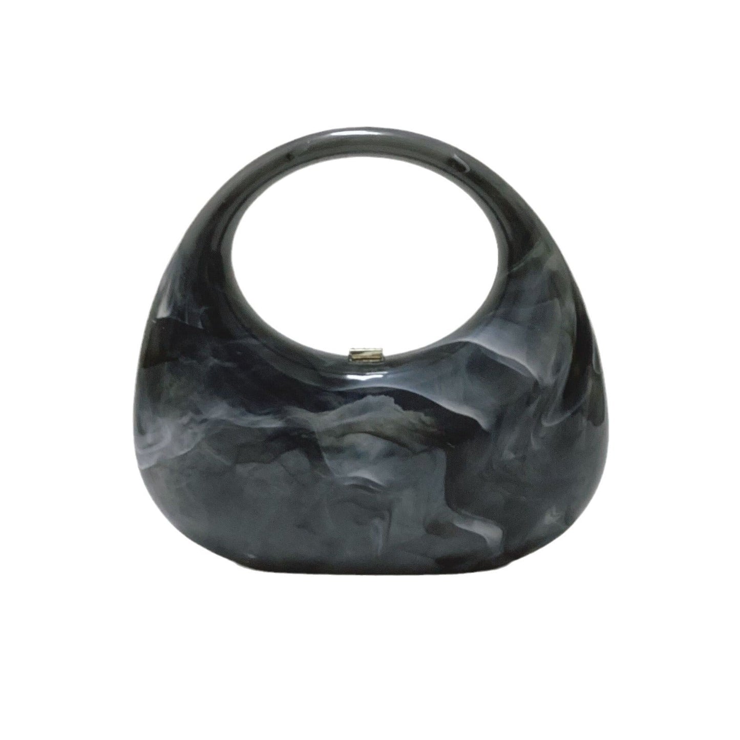 Moon Ice Cracked Goose Egg Underarm Bag