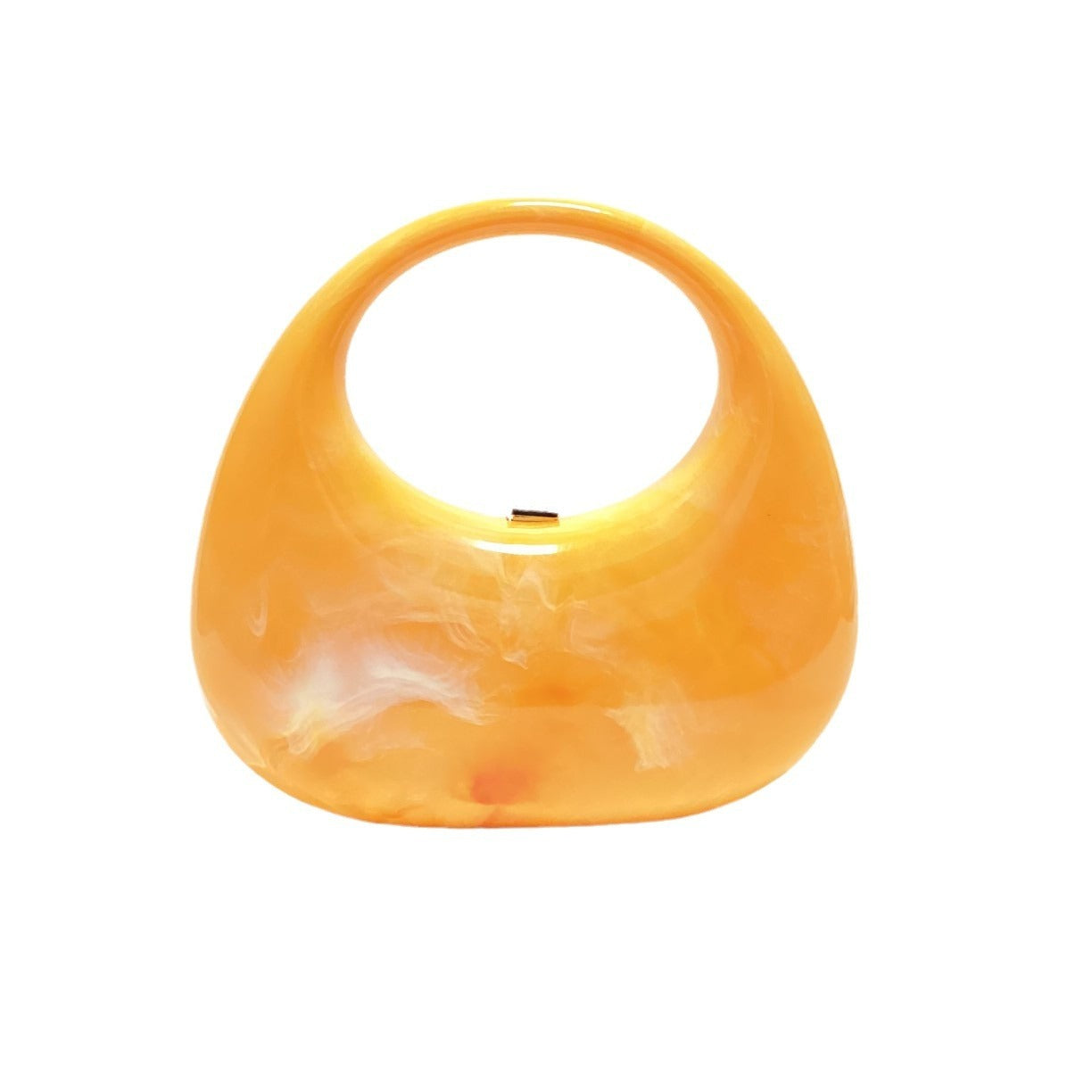 Moon Ice Cracked Goose Egg Underarm Bag
