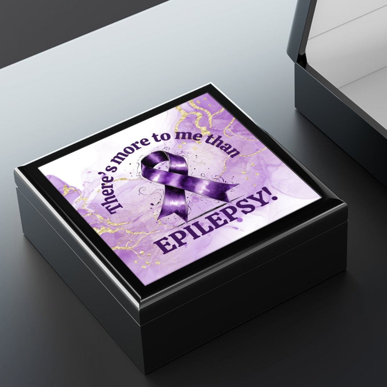 More Than Epilepsy Jewelry Box for Inspirational Keepsakes