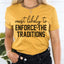Más Probable Que Haga Cumplir Las Tradiciones Camiseta de Acción de Gracias