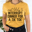 Camiseta de Acción de Gracias con más probabilidades de interrumpir la cena para una publicación de Tik Tok
