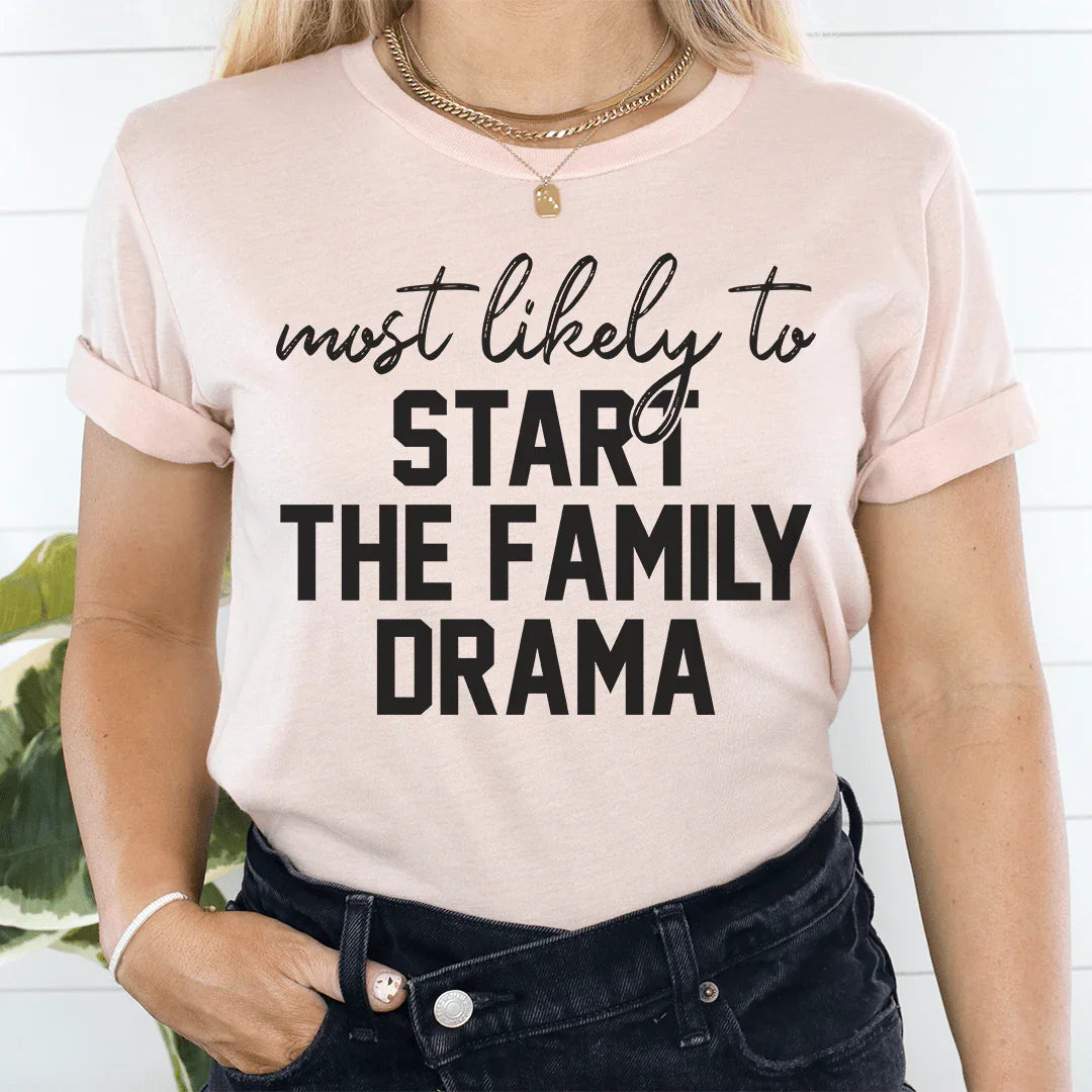 Camiseta de Acción de Gracias con más probabilidades de iniciar el drama familiar