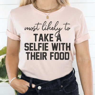 Los más propensos a tomarse un selfie con su comida en Acción de Gracias