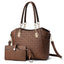Mother-in-Child Bag Autumn and Winter PU Leather Large Capacity Tote Bag Women's Chain Shoulder Bag - Korvel
