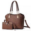 Mother-in-Child Bag Autumn and Winter PU Leather Large Capacity Tote Bag Women's Chain Shoulder Bag - Korvel