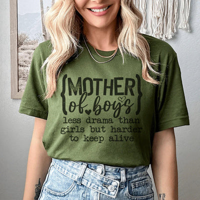 T-shirt Maman de Garçons