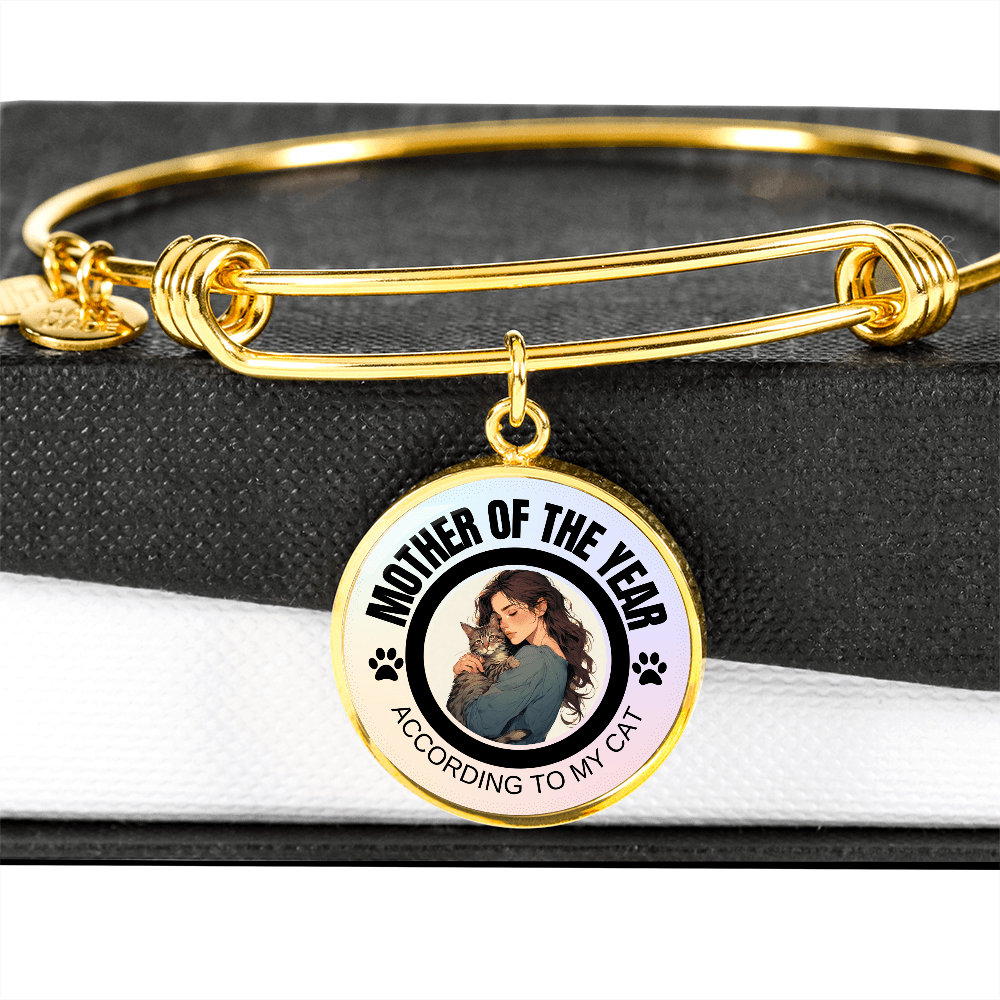 Pulsera Temática de Gato: Madre del Año