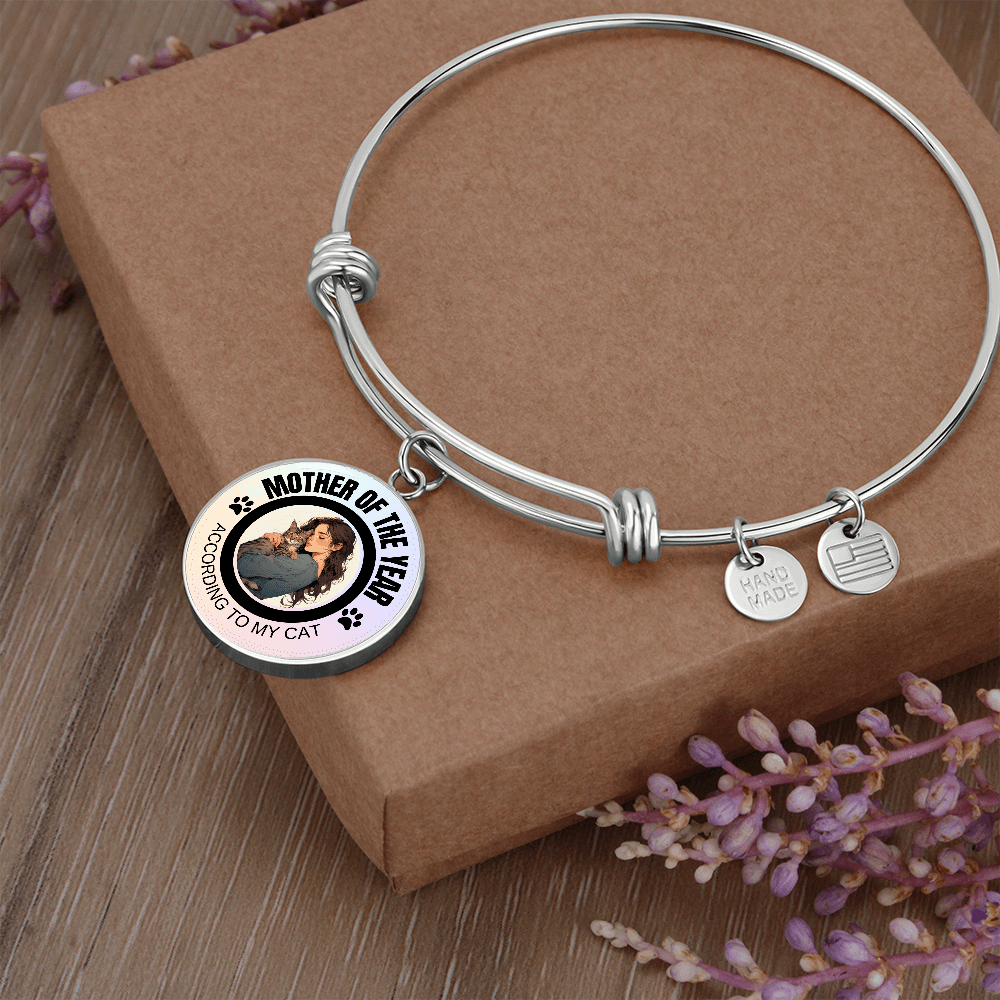 Pulsera Temática de Gato: Madre del Año