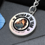 Mother of the Year Cat Keychain