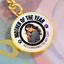 Mother of the Year Cat Keychain