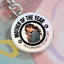 Mother of the Year Cat Keychain