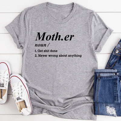 Mother Tee - Soft & Flattering T-Shirt for Moms