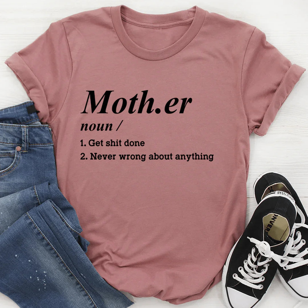 Mother Tee - Soft & Flattering T-Shirt for Moms