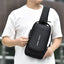 Motorcycle bag password anti-theft chest bag men's shoulder bag large capacity casual men's bag multifunctional crossbody bag - Korvel
