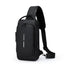 Motorcycle bag password anti-theft chest bag men's shoulder bag large capacity casual men's bag multifunctional crossbody bag - Korvel