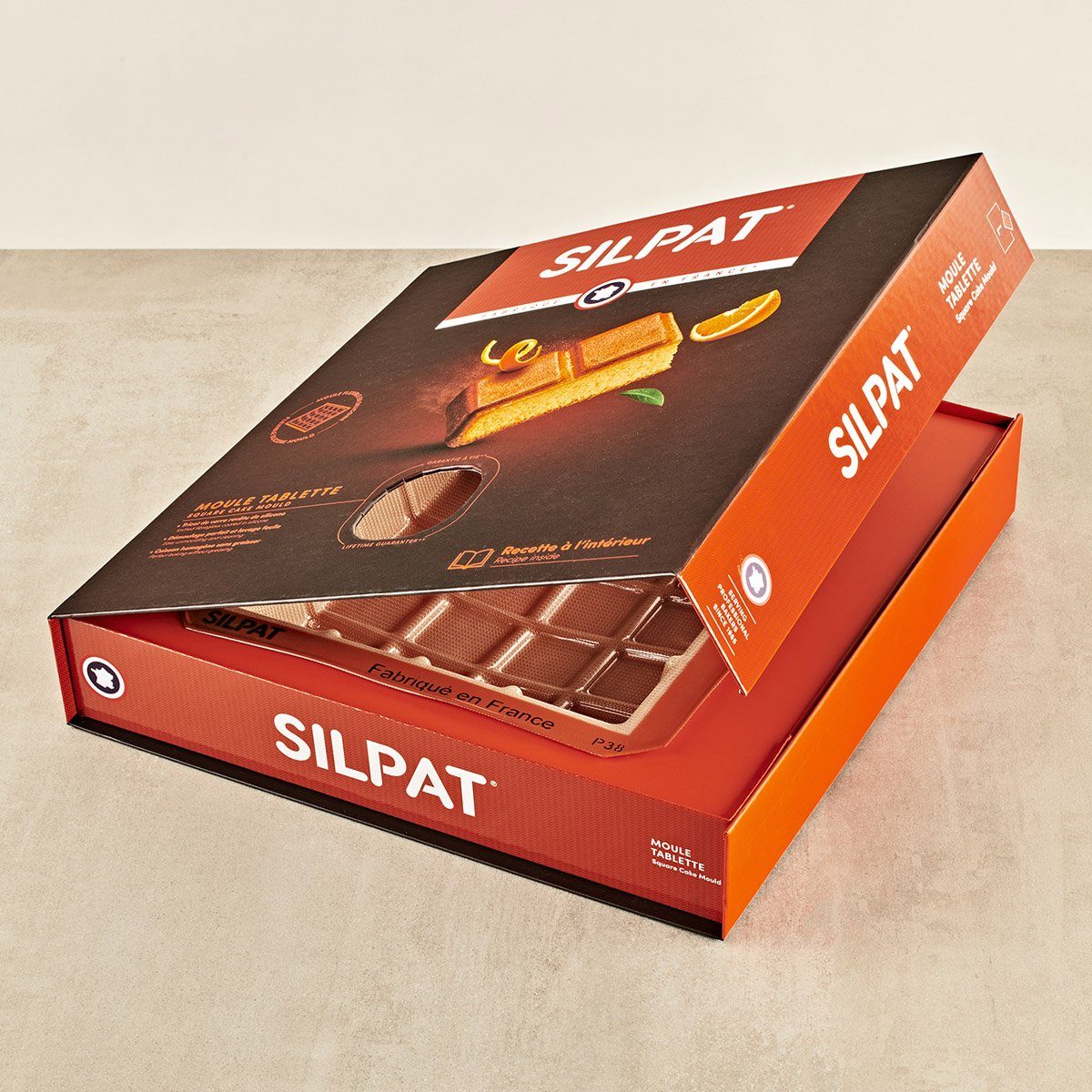 Silpat Square Tablette Mold - Korvel