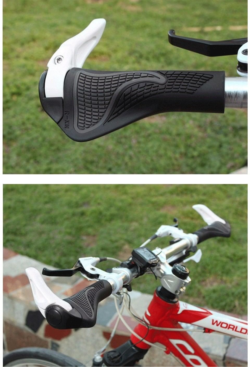 Ergonomic Mountain Bike Handlebar Grips - Non-Slip Comfort