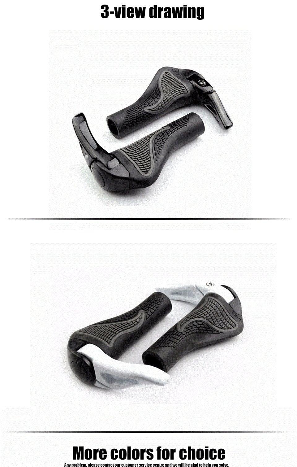 Ergonomic Mountain Bike Handlebar Grips - Non-Slip Comfort