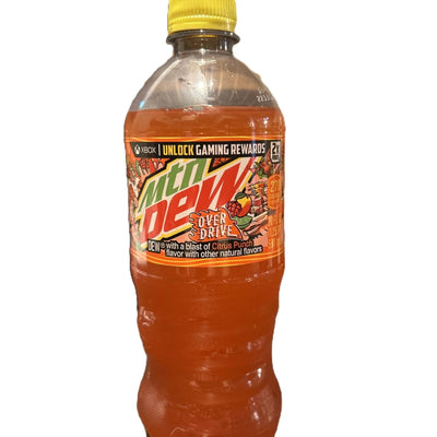 Mountain Dew Overdrive – Citrus Punch-Flavored Soda 20oz