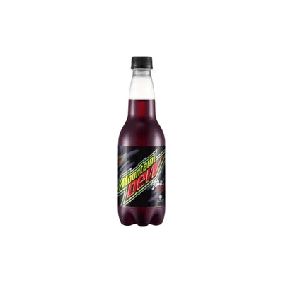 Mountain Dew Pitch Black – Grape-Flavoured Soda 473 mL Bottle