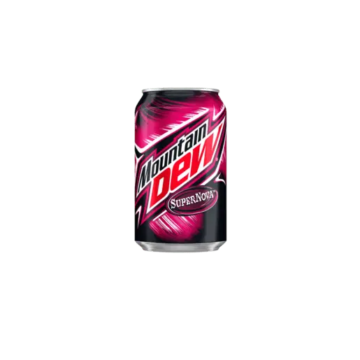 Mountain Dew Supernova – Soda au citron et à la framboise 330mL