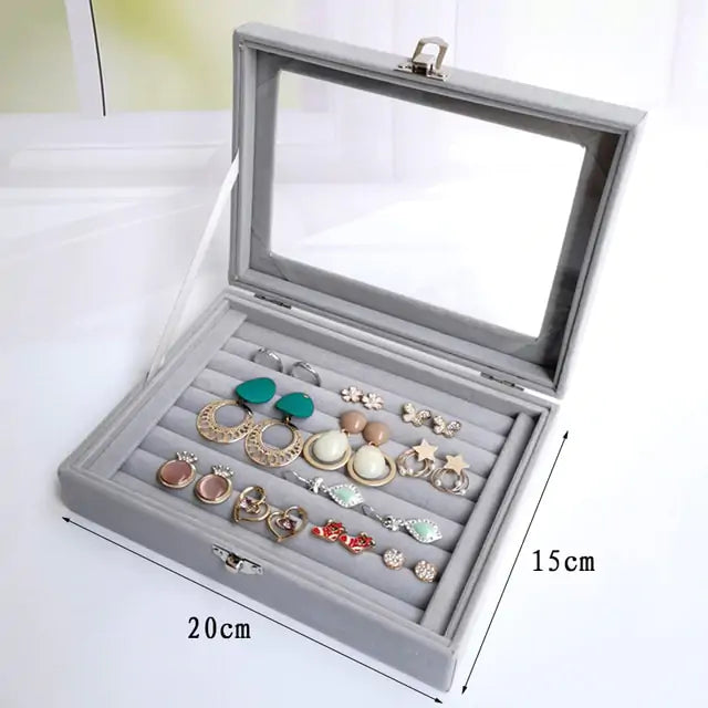 Organizador de Joyería de Terciopelo