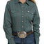 Emerald Geo Women's Cinch Shirt - Stylish & Functional - Korvel