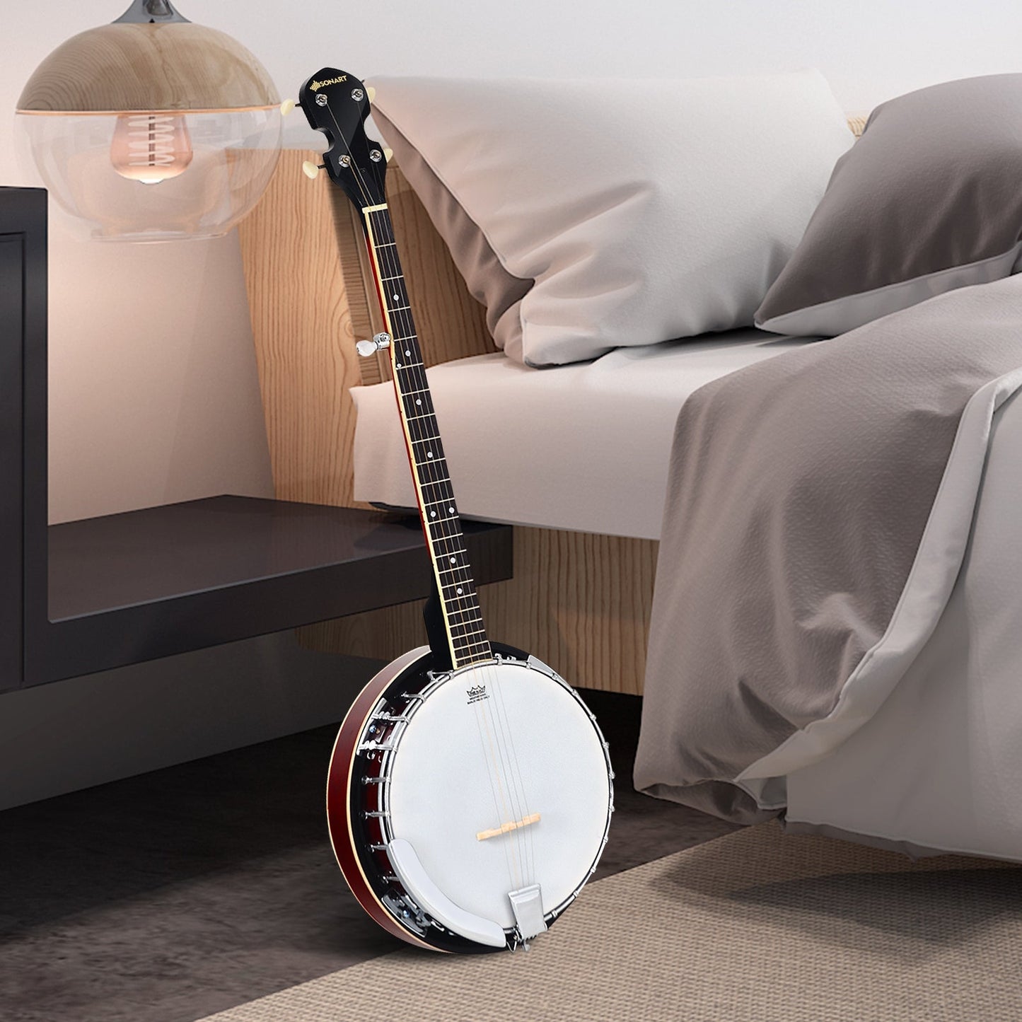 5-String Geared Tunable Banjo with Case
