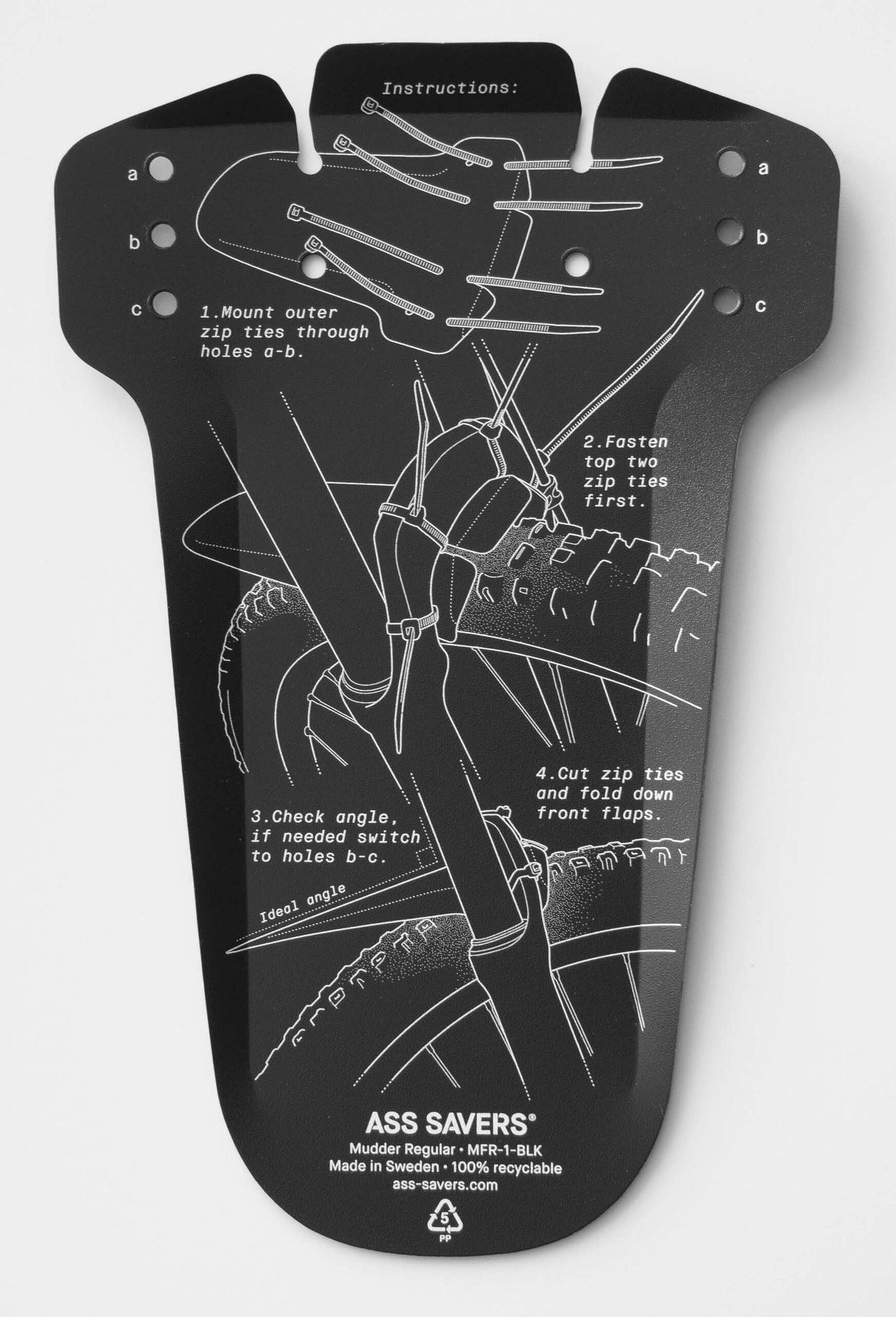 Ass Savers Mudder Regular Front Fender