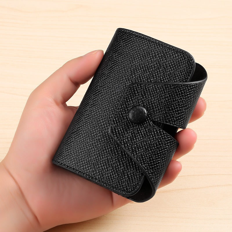 Porte-cartes accordéon premium pour hommes et femmes