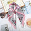 Versatile 60x60cm Silk Scarf - Chic Hair & Neck Accessory for Women - Korvel