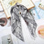 Versatile 60x60cm Silk Scarf - Chic Hair & Neck Accessory for Women - Korvel