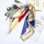 Versatile 60x60cm Silk Scarf - Chic Hair & Neck Accessory for Women - Korvel