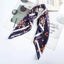 Versatile 60x60cm Silk Scarf - Chic Hair & Neck Accessory for Women - Korvel