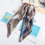 Versatile 60x60cm Silk Scarf - Chic Hair & Neck Accessory for Women - Korvel
