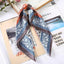 Versatile 60x60cm Silk Scarf - Chic Hair & Neck Accessory for Women - Korvel