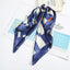 Versatile 60x60cm Silk Scarf - Chic Hair & Neck Accessory for Women - Korvel