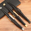 Multi-layer Leather Bracelet with Stainless Steel Clasp for Men