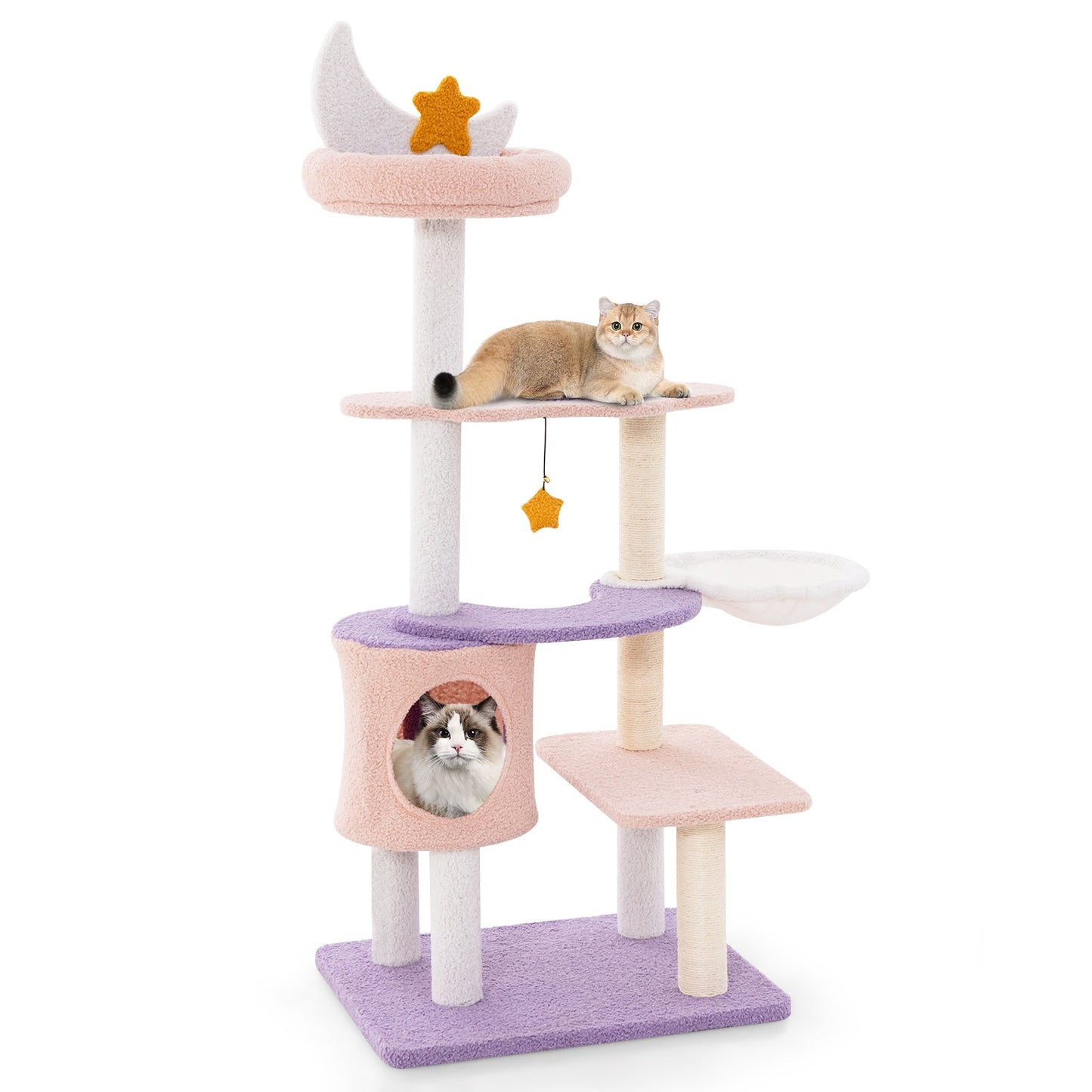 Premium Multi-Level Cat Tower with Scratching Posts