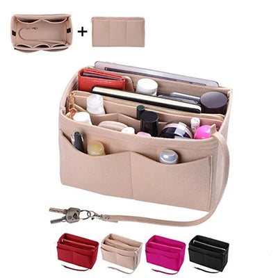 Multi pocket women's makeup bag toiletries makeup storage bag - Korvel