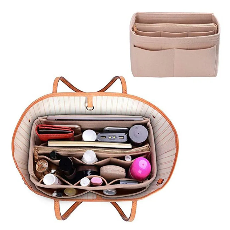 Multi pocket women's makeup bag toiletries makeup storage bag - Korvel
