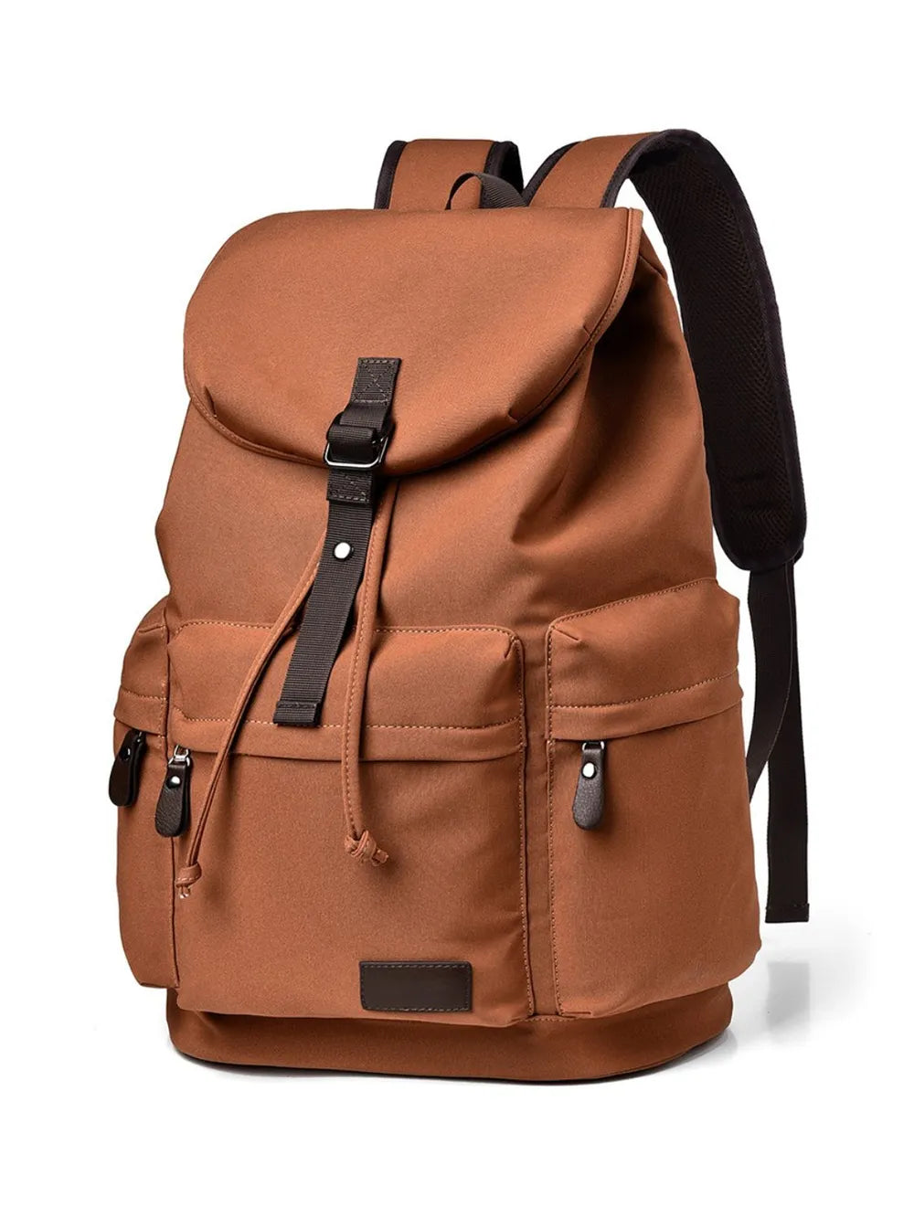 Multi Pockets Adjustable Strap Canvas Backpack Bag - Korvel